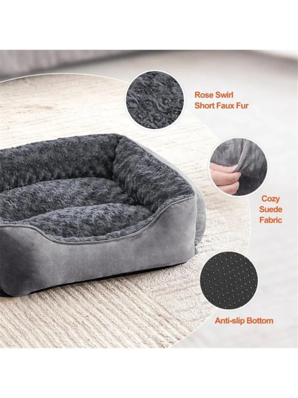 Dog Bed for Large Dogs Soft Breathable Puppy & Pet L (30